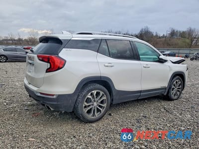 Trzecie zdjęcie samochodu z tyłu: 2020 GMC TERRAIN SLT VIN:3GKALPEX8LL185579 - miniatura