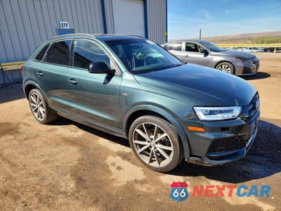 Czwarte zdjęcie samochodu z boku: 2018 AUDI Q3 PREMIUM PLUS VIN:WA1JCCFSXJR024089 - miniatura
