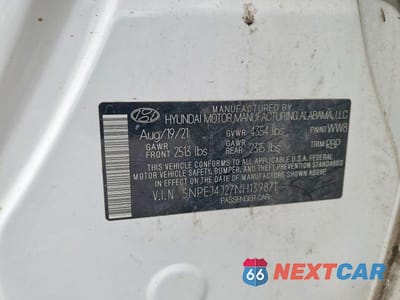 Zdjęcie 12 z 12 samochodu: 2022 HYUNDAI SONATA SEL PLUS VIN:5NPEJ4J27NH139871 - miniatura