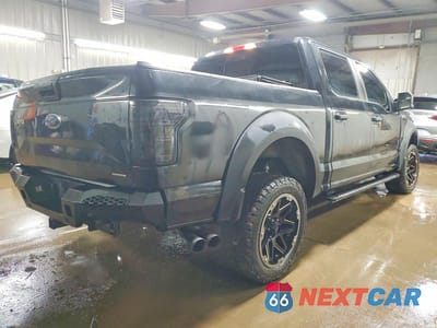 Trzecie zdjęcie samochodu z tyłu: 2015 FORD F150 SUPERCREW VIN:1FTEW1E81FKE54358 - miniatura