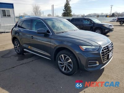 Czwarte zdjęcie samochodu z boku: 2021 AUDI Q5 PREMIUM PLUS VIN:WA1BAAFY5M2007605 - miniatura