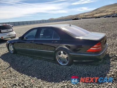 Drugie zdjęcie samochodu z przodu: 2002 MERCEDES-BENZ S 55 AMG VIN:WDBNG73J02A250526 - miniatura