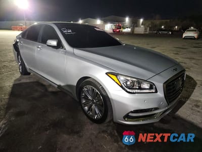 Czwarte zdjęcie samochodu z boku: 2018 GENESIS G80 3.8 VIN:KMHGN4JE2JU230887 - miniatura