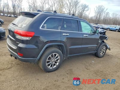Trzecie zdjęcie samochodu z tyłu: 2016 JEEP GRAND CHEROKEE LIMITED VIN:1C4RJFBG1GC418335 - miniatura