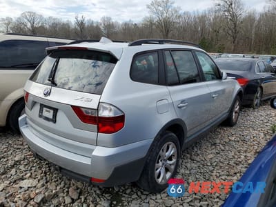 Trzecie zdjęcie samochodu z tyłu: 2009 BMW X3 XDRIVE30I VIN:WBXPC93479WJ28905 - miniatura