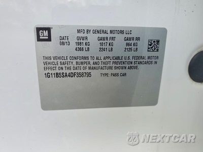 Zdjęcie 12 z 12 samochodu: 2013 CHEVROLET MALIBU LS VIN:1G11B5SA4DF358795 - miniatura