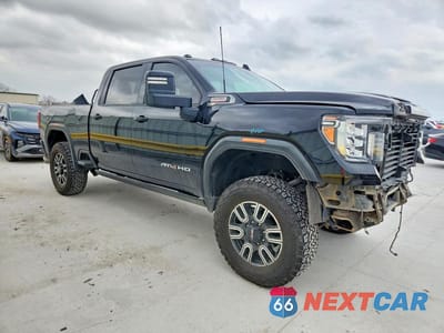 Czwarte zdjęcie samochodu z boku: 2021 GMC SIERRA K2500 AT4 VIN:1GT49PEY7MF217448 - miniatura