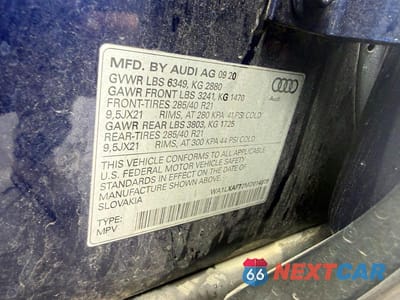 Zdjęcie 12 z 12 samochodu: 2021 AUDI Q7 PREMIUM PLUS VIN:WA1LXAF72MD014929 - miniatura