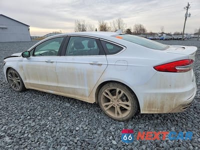 Drugie zdjęcie samochodu z przodu: 2019 FORD FUSION TITANIUM VIN:3FA6P0D93KR242918 - miniatura