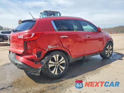 Trzecie zdjęcie samochodu z tyłu: 2013 KIA SPORTAGE EX VIN:KNDPCCA26D7534916 - miniatura