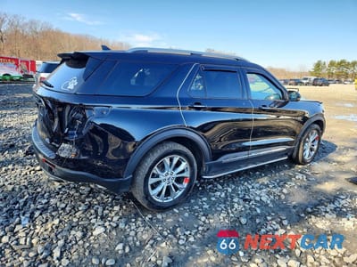 Trzecie zdjęcie samochodu z tyłu: 2021 FORD EXPLORER VIN:1FMSK8FH6MGA54863 - miniatura