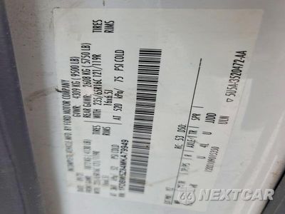 Zdjęcie 13 z 13 samochodu: 2021 FORD TRANSIT DELIVERY TRUCK VIN:1FDBW5Z84MKA79949 - miniatura