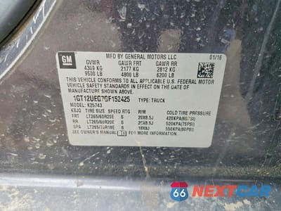 Zdjęcie 13 z 13 samochodu: 2016 GMC SIERRA K2500 DENALI VIN:1GT12UEG7GF152425 - miniatura