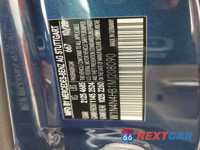 Zdjęcie 13 z 13 samochodu: 2021 MERCEDES-BENZ GLA 250 4MATIC VIN:W1N4N4HB1MJ208090 - miniatura