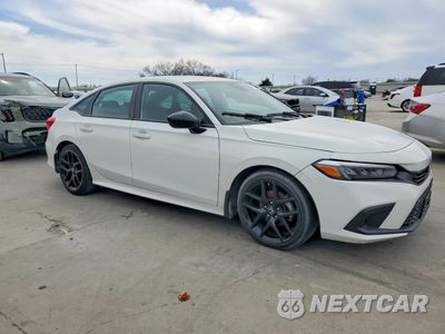 Czwarte zdjęcie samochodu z boku: 2022 HONDA CIVIC SPORT VIN:2HGFE2F53NH598289 - miniatura