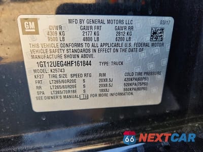 Zdjęcie 13 z 13 samochodu: 2017 GMC SIERRA K2500 DENALI VIN:1GT12UEG4HF161844 - miniatura