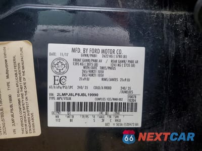 Zdjęcie 13 z 13 samochodu: 2018 LINCOLN MKX RESERVE VIN:2LMPJ8LP8JBL19990 - miniatura