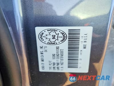 Zdjęcie 12 z 12 samochodu: 2015 HONDA ACCORD EX VIN:1HGCT1B70FA800872 - miniatura