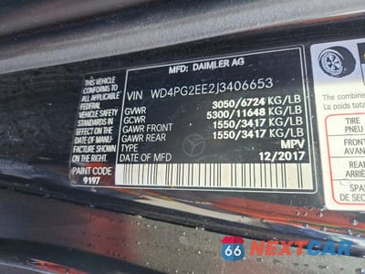 Zdjęcie 13 z 13 samochodu: 2018 MERCEDES-BENZ METRIS VIN:WD4PG2EE2J3406653 - miniatura