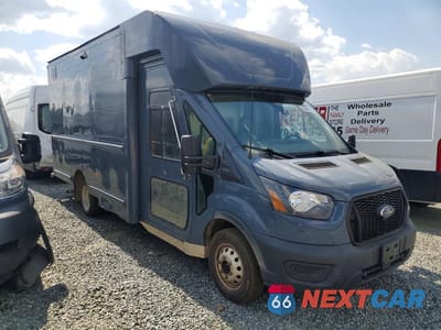 Czwarte zdjęcie samochodu z boku: 2021 FORD TRANSIT T-350 - STEP VAN - PRIOR FLEET VIN:1FDDF6P86MKA55640 - miniatura