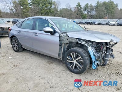 Czwarte zdjęcie samochodu z boku: 2023 HONDA CIVIC LX VIN:19XFL2H59PE023680 - miniatura