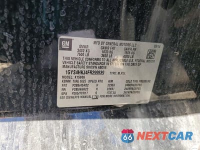 Zdjęcie 13 z 13 samochodu: 2015 CADILLAC ESCALADE ESV LUXURY VIN:1GYS4HKJ4FR299539 - miniatura