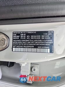 Zdjęcie 14 z 14 samochodu: 2024 PORSCHE MACAN S VIN:WP1AG2A51RLB39599 - miniatura