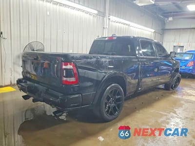 Trzecie zdjęcie samochodu z tyłu: 2020 RAM 1500 LARAMIE VIN:1C6SRFRT9LN170662 - miniatura