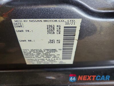 Zdjęcie 12 z 12 samochodu: 2021 NISSAN ALTIMA 2.5 SR VIN:1N4BL4CVXMN417185 - miniatura