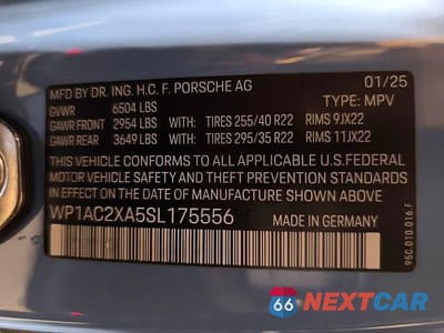 Zdjęcie 15 z 15 samochodu: 2025 PORSCHE MACAN TURBO VIN:WP1AC2XA5SL175556 - miniatura