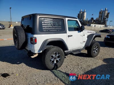 Trzecie zdjęcie samochodu z tyłu: 2022 JEEP WRANGLER RUBICON VIN:1C4HJXCN3NW253382 - miniatura