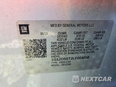 Zdjęcie 12 z 12 samochodu: 2020 CHEVROLET MALIBU LT VIN:1G1ZD5ST2LF004058 - miniatura