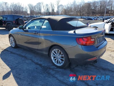 Drugie zdjęcie samochodu z przodu: 2016 BMW 228 XI SULEV VIN:WBA1L9C5XGV325515 - miniatura