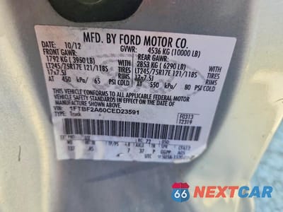 Zdjęcie 14 z 14 samochodu: 2012 FORD F250 SUPER DUTY VIN:1FTBF2A60CED23591 - miniatura