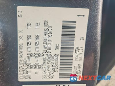 Zdjęcie 12 z 13 samochodu: 2020 TOYOTA TUNDRA SR5 VIN:5TFDY5F11LX886543 - miniatura