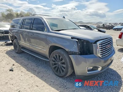 Czwarte zdjęcie samochodu z boku: 2019 GMC YUKON XL K1500 SLT VIN:1GKS2GKC8KR201828 - miniatura