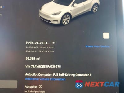 Zdjęcie 9 z 13 samochodu: 2023 TESLA MODEL Y VIN:7SAYGDEE4PA139375 - miniatura
