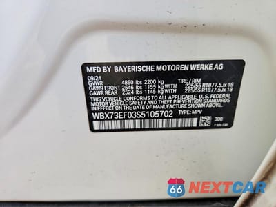 Zdjęcie 13 z 13 samochodu: 2025 BMW X1 XDRIVE28I VIN:WBX73EF03S5105702 - miniatura