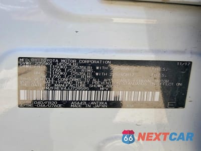 Zdjęcie 14 z 14 samochodu: 2018 TOYOTA RAV4 LE VIN:JTMZFREV4JJ729595 - miniatura