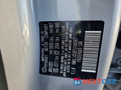 Zdjęcie 12 z 12 samochodu: 2026 HYUNDAI ELANTRA SE VIN:KMHLL4DG8TU144567 - miniatura