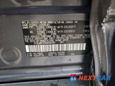 Zdjęcie 13 z 14 samochodu: 2019 TOYOTA RAV4 HYBRID LE VIN:2T3LWRFV7KW038360 - miniatura