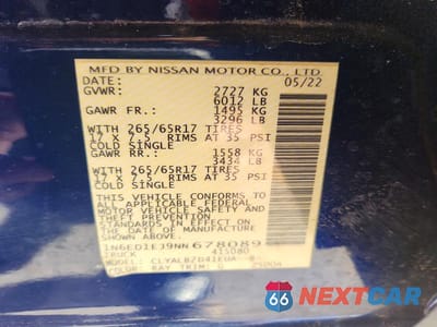 Zdjęcie 12 z 12 samochodu: 2022 NISSAN FRONTIER SV VIN:1N6ED1EJ9NN678089 - miniatura