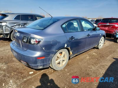 Trzecie zdjęcie samochodu z tyłu: 2008 MAZDA 3 I VIN:JM1BK32F481860916 - miniatura