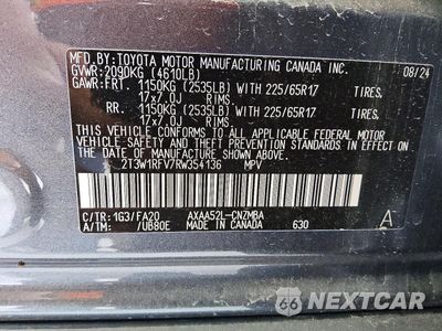 Zdjęcie 14 z 15 samochodu: 2024 TOYOTA RAV4 XLE VIN:2T3W1RFV7RW354136 - miniatura