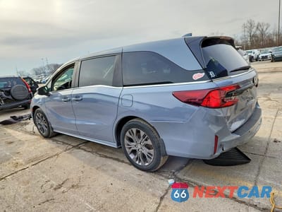 Drugie zdjęcie samochodu z przodu: 2025 HONDA ODYSSEY TOURING VIN:5FNRL6H88SB075366 - miniatura