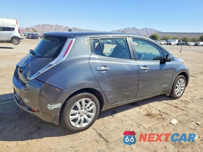 Trzecie zdjęcie samochodu z tyłu: 2013 NISSAN LEAF S VIN:1N4AZ0CPXDC413329 - miniatura