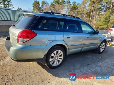 Trzecie zdjęcie samochodu z tyłu: 2009 SUBARU OUTBACK 2.5I LIMITED VIN:4S4BP66C097339978 - miniatura