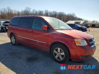 Czwarte zdjęcie samochodu z boku: 2008 DODGE GRAND CARAVAN SXT VIN:2D8HN54P38R697787 - miniatura