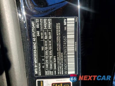 Zdjęcie 13 z 13 samochodu: 2022 MERCEDES-BENZ GLC 300 4MATIC VIN:W1N0G8EB2NV374567 - miniatura