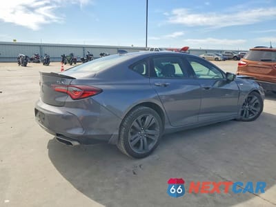 Trzecie zdjęcie samochodu z tyłu: 2021 ACURA TLX TECH A VIN:19UUB5F54MA001214 - miniatura